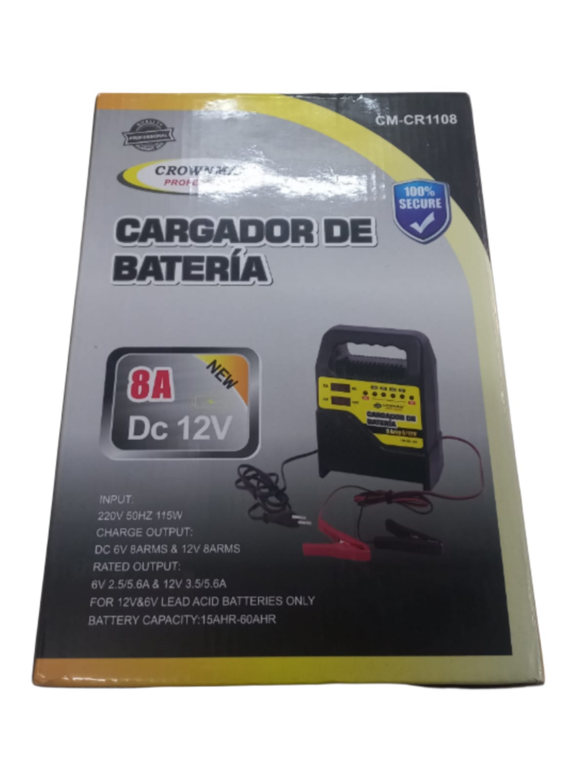 Cargador de Baterias Crown 