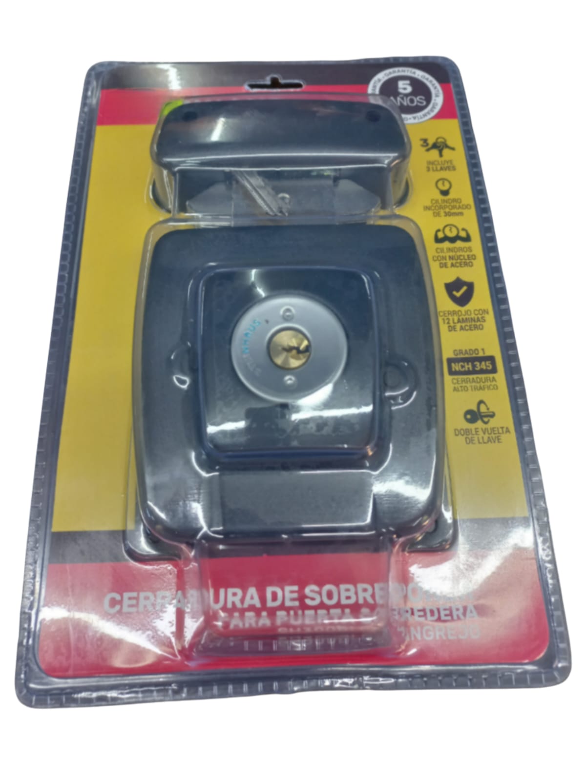 Chapa Cerradura de Sobreponer